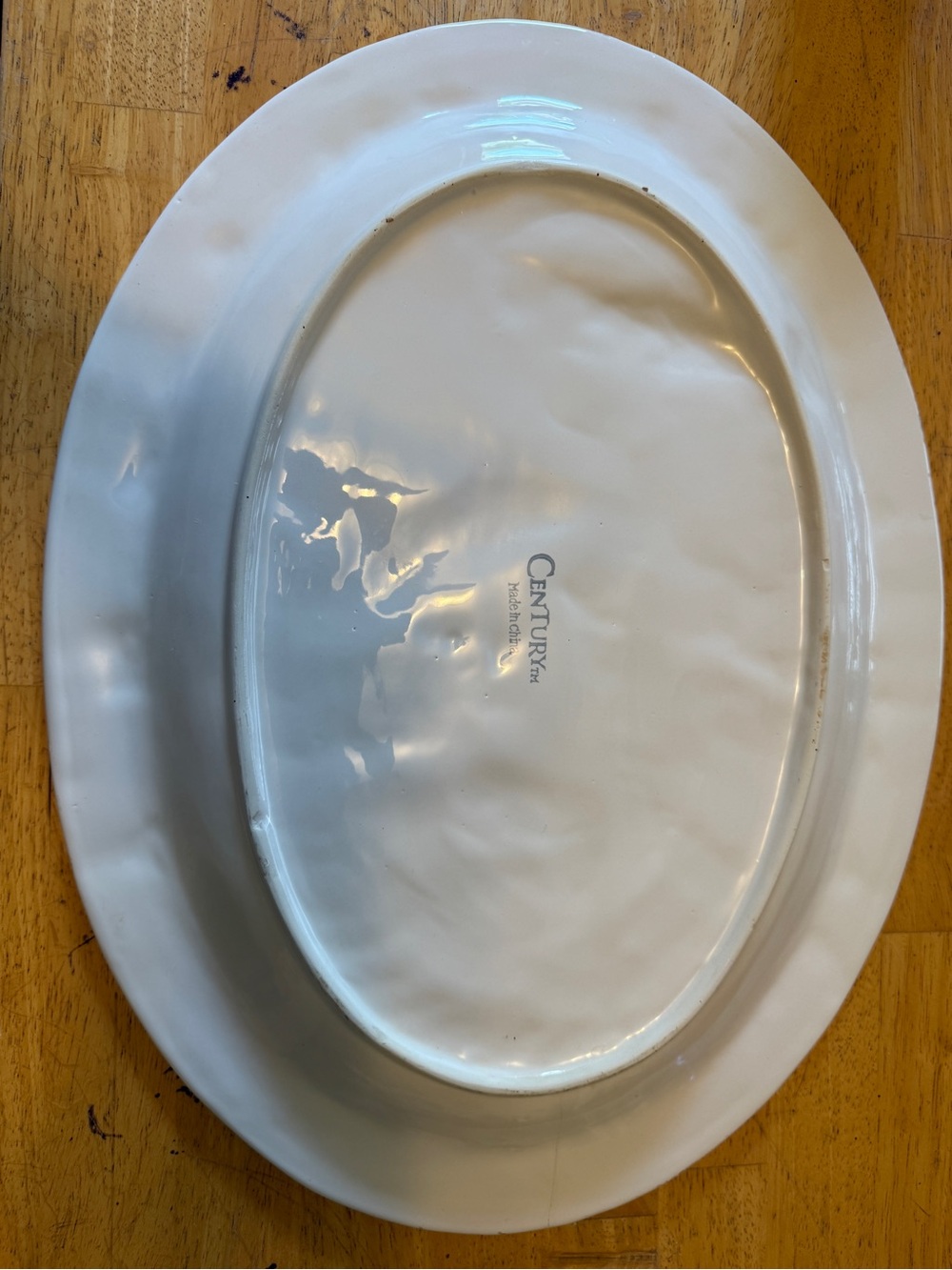 White Oval Serving Platter - Classic White Ceramic